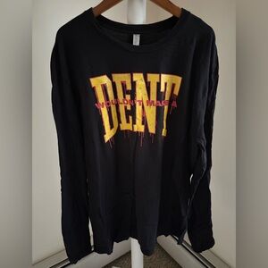 ‘Wouldn’t Make A Dent’ - Chris D’Elia Comedian Black Long Sleeve Shirt — Size XL